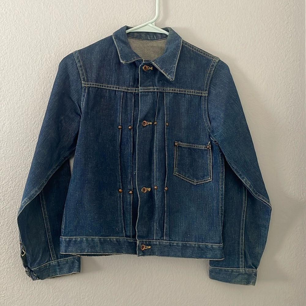 Vintage 1950s denim work wear jacket